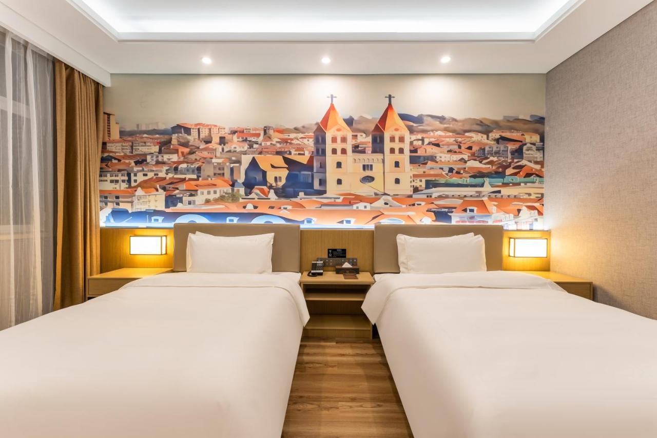 Joy Fall Hotel Jiaozhou Exterior foto