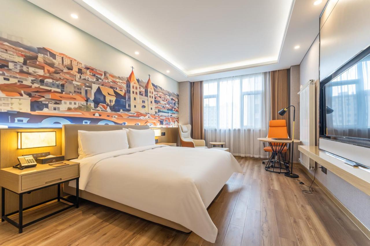 Joy Fall Hotel Jiaozhou Exterior foto